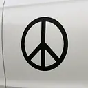 Peace Zeichen Autoaufkleber - Master