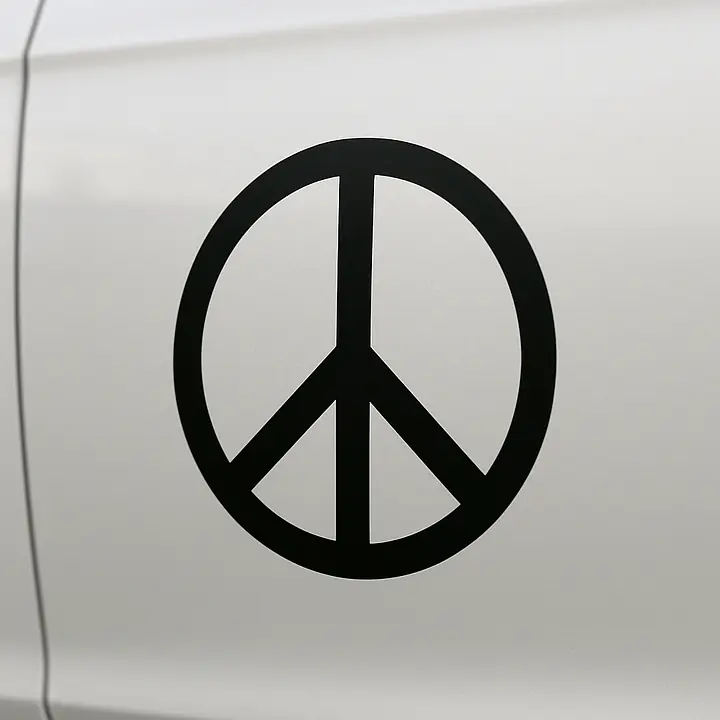 Peace Zeichen Autoaufkleber - Master