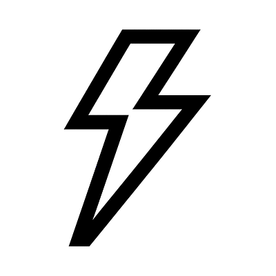 Blitz Symbol Autoaufkleber primary image