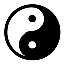 Yin-Yang Symbol Autoaufkleber - Master