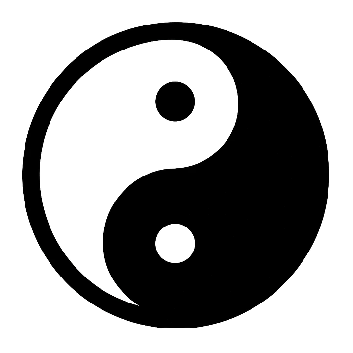 Yin-Yang Symbol Autoaufkleber - Master