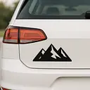 Geometrische Berge Autoaufkleber - Master