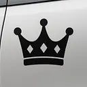 Krone Symbol Autoaufkleber - Master