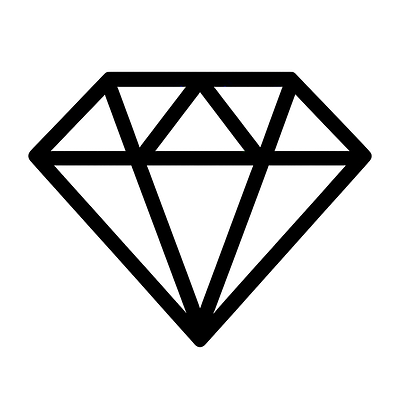 Diamant Symbol Autoaufkleber primary image