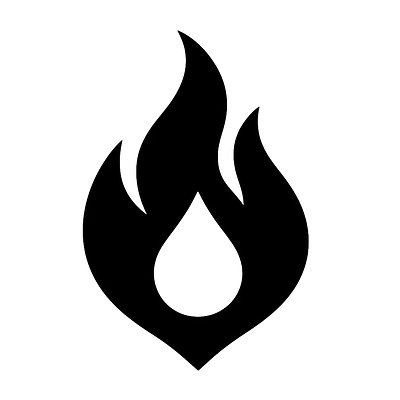 Flamme Symbol Autoaufkleber primary image