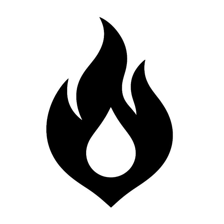 Flamme Symbol Autoaufkleber - Master