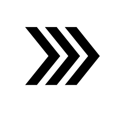 Triple Chevron Symbol Autoaufkleber primary image