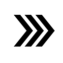 Triple Chevron Symbol Autoaufkleber - Master