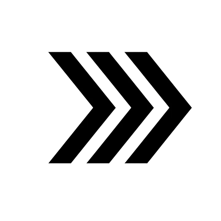 Triple Chevron Symbol Autoaufkleber - Master