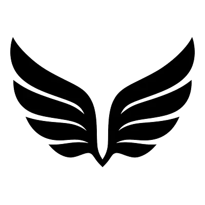 Flügel Paar Symbol Autoaufkleber primary image