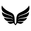 Flügel Paar Symbol Autoaufkleber - Master