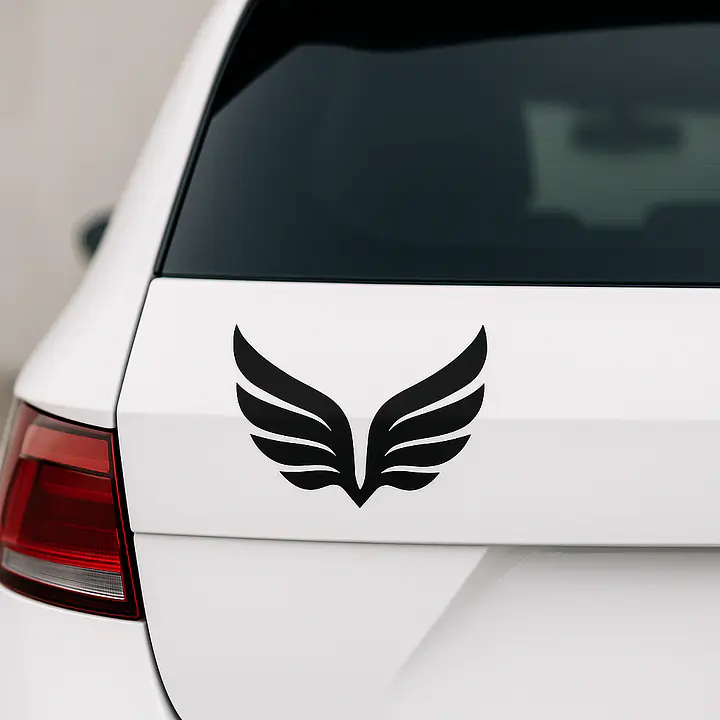 Flügel Paar Symbol Autoaufkleber - Master