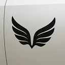 Flügel Paar Symbol Autoaufkleber - Master
