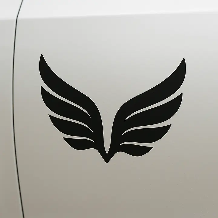 Flügel Paar Symbol Autoaufkleber - Master