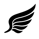 Single Wing Symbol Autoaufkleber - Master