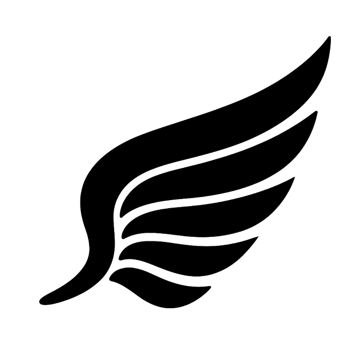 Single Wing Symbol Autoaufkleber - Master