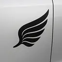 Single Wing Symbol Autoaufkleber - Master