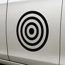 Zielmarke Symbol Autoaufkleber - Master