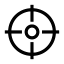 Crosshair Symbol Car Sticker - Master
