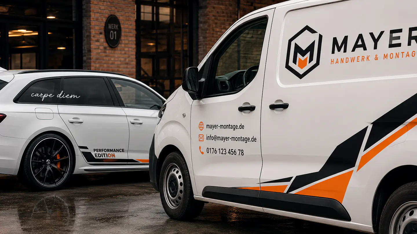Individuelle Autoaufkleber selbst gestalten