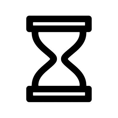 Sanduhr Symbol Autoaufkleber primary image