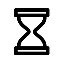 Sanduhr Symbol Autoaufkleber - Master