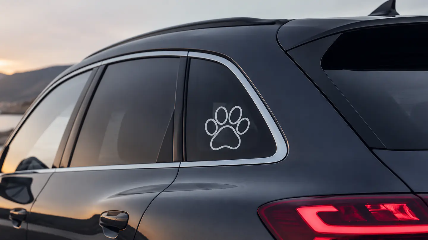Tier-Autoaufkleber für echte Tierfreunde