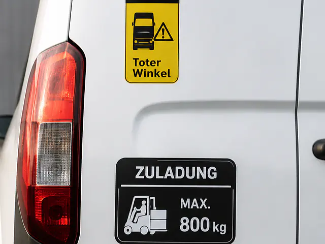 Warning and Information Stickers for Vehicles