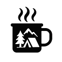 Camping Kaffee Camping Aufkleber - Master