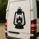 Camping Lantern Camping Sticker - Master