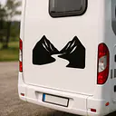 Flusstal Camping Aufkleber - Master