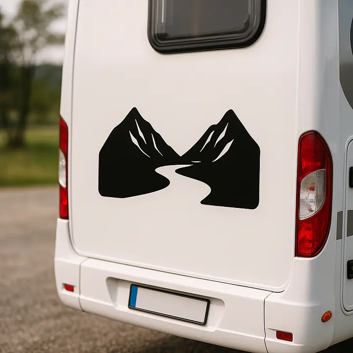 Flusstal Camping Aufkleber - Master