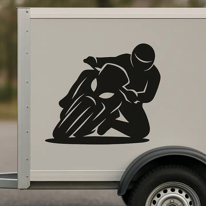 Motorradfahren Hobby Aufkleber - Master