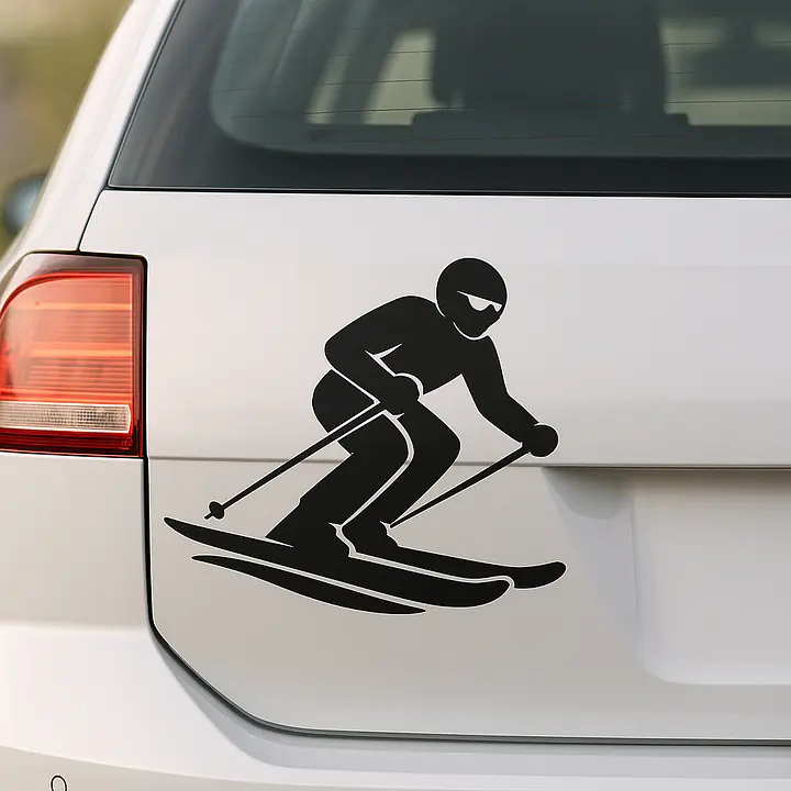 Skiing Hobby Sticker - Master
