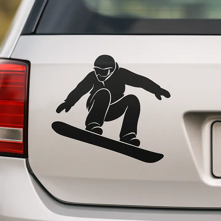Snowboarden Hobby Aufkleber - Master