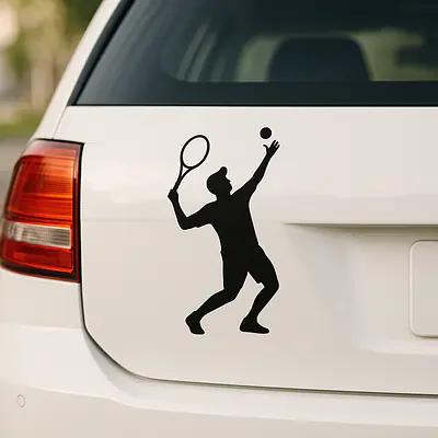 Tennis Hobby Aufkleber secondary image