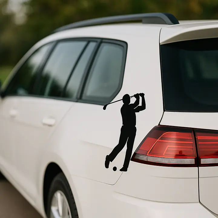 Golf Hobby Aufkleber - Master