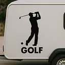 Golf Hobby Sticker - Master