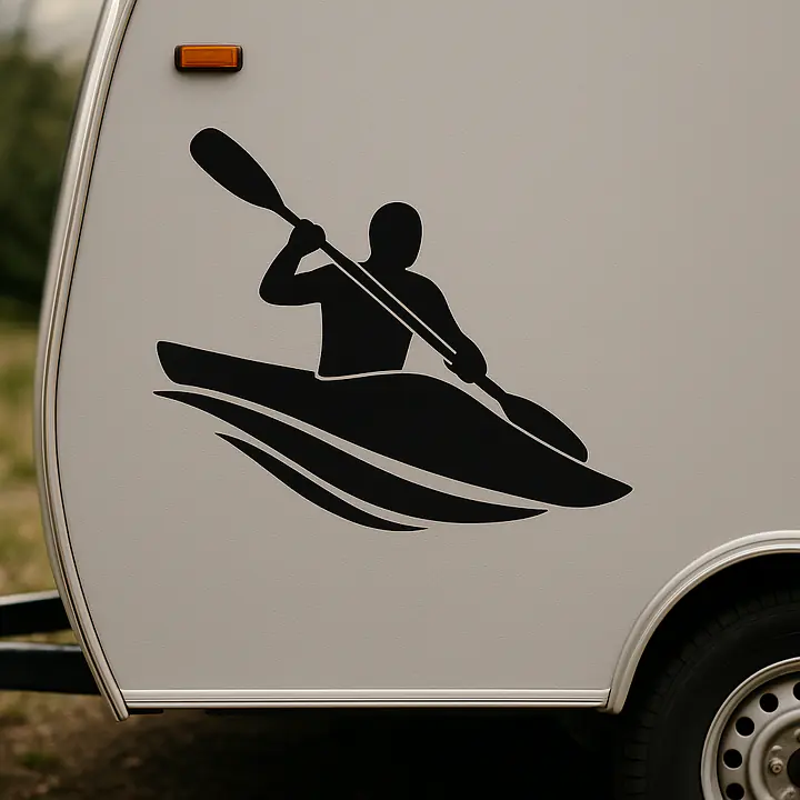 Kayaking Hobby Sticker - Master