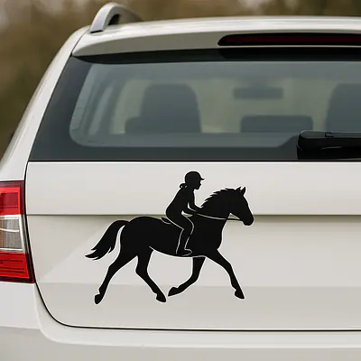 Reiten Hobby Aufkleber secondary image