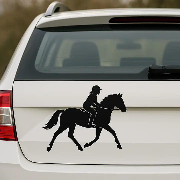Reiten Hobby Aufkleber - Master