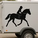 Reiten Hobby Aufkleber - Master