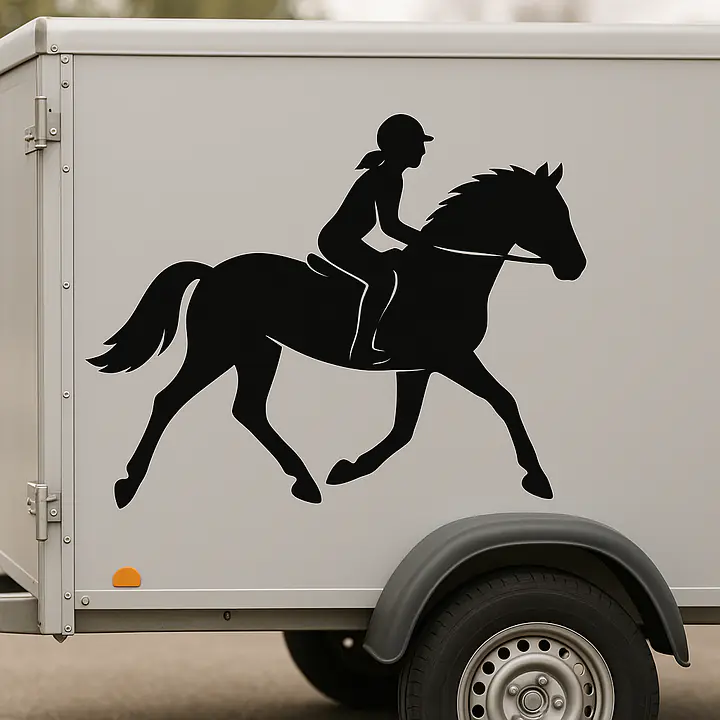 Reiten Hobby Aufkleber - Master