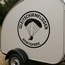 Gleitschirmfliegen Hobby Aufkleber - Master