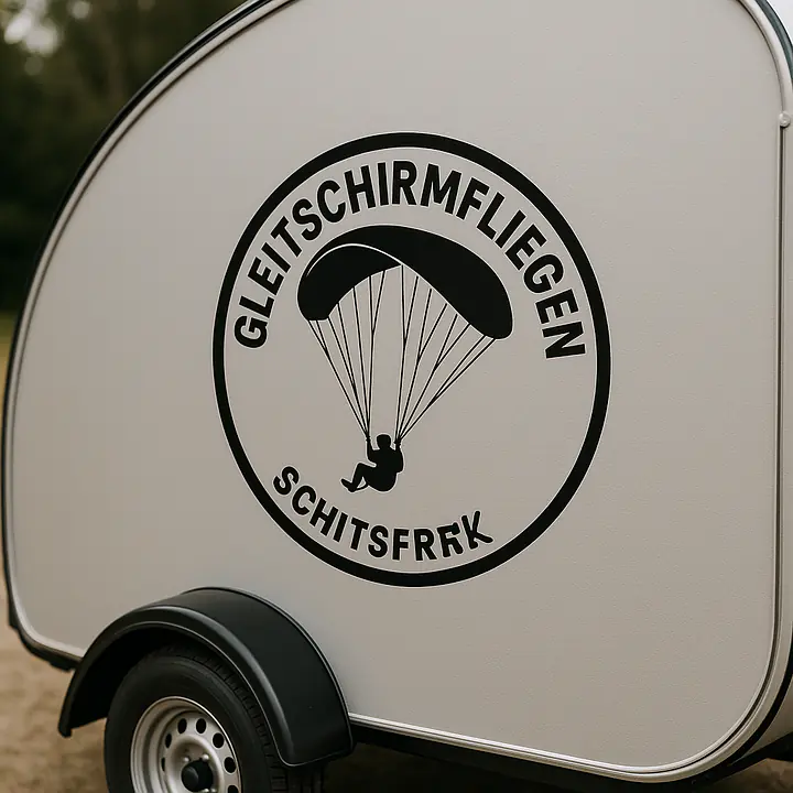 Gleitschirmfliegen Hobby Aufkleber - Master