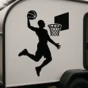 Basketball Hobby Aufkleber - Master