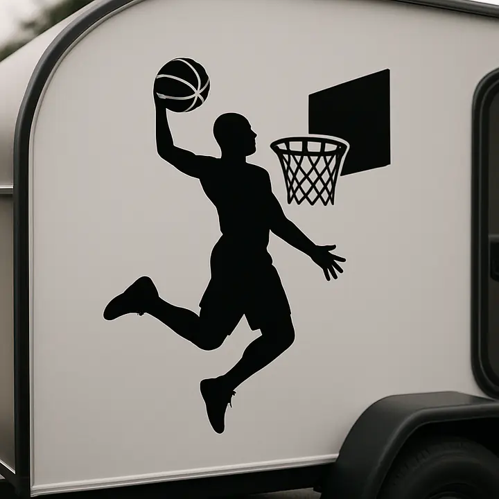 Basketball Hobby Aufkleber - Master