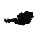 Austria Country Outline Sticker for Car and Camper - Master
