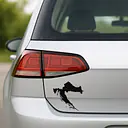 Kroatien Länderumriss-Aufkleber für Auto und Camper - Master