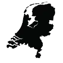 Netherlands Country Outline Sticker for Car and Camper - Master